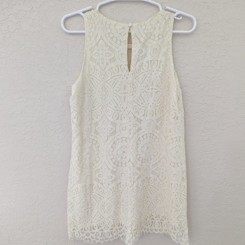 Altar'd State Lace High Neck Dress Size XS Bridal Wedding Boho - Picture 4 of 7